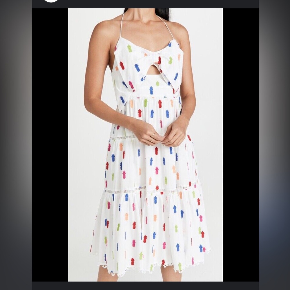 Farm Rio Pineapple Midi Dress